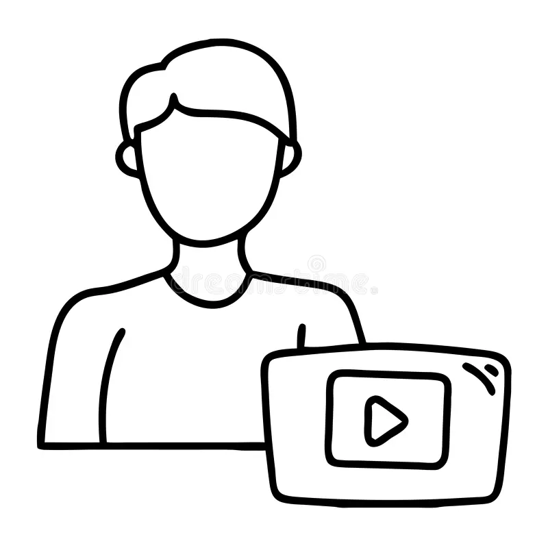 Faceless Content Creation Icon